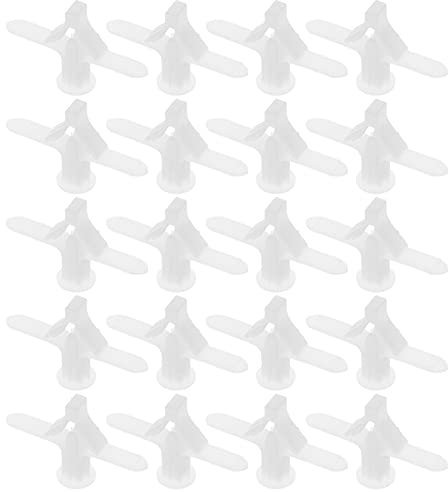 VILLCASE 200pezzi Tubi Di Espansione Tasselli Di Ancoraggio Ad Espansione Per Pareti Resistenti Bianchi Facile Installazione Tende Lampade