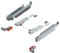 siwitec Blum MOVENTO Führungssystem TIP-ON BLUMOTION Set 40 kg NL = 450 760H4500S, Schubladenschienen
