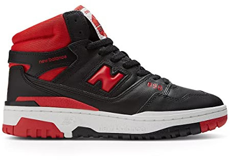New Balance - Turnschuhe 650 aus Leder, schwarz-rot (8)