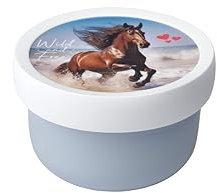 Mepal - Fruttiera Campus - Porta pranzo per frutta per bambini - Per lavastoviglie e microonde - Senza BPA - 300 ml - Wild Horse