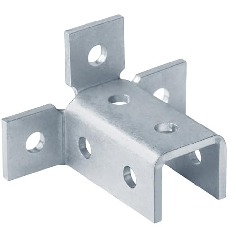4 Pack Strut Brackets for 1-5/8 Strut Channel,Wing Shaped Fittings