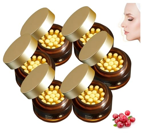 Retinol kapsel återfuktande kräm, återfuktar djup, uppstramande, kollagen, förbättrar hudens elasticitet, förbättrar torrheten, minskar fina linjer, passar alla hudtyper (6 st)