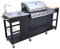 Festnight Barbecue BBQ a Gas Missouri, 4 Bruciatori +1 in Acciaio Inossidabile con Ruote