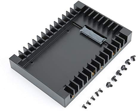 Cadre de montage pour disque dur/SSD de 2,5 , adaptateur de convertisseur de disque dur SSD/HDD SATA de 2,5 à 3,5 , 6 Gbps pour disque dur/SSD de 2,5 pouces 7/9,5/12,5 mm compatible SATA III
