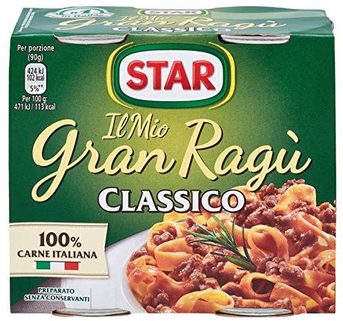 12 x Il Mio Gran Ragù Star Classico tomatsås 2 x 180 g sås tomatsoppa