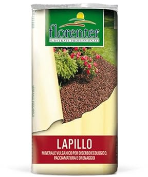 Sassi ciottoli colorati Granulato Lapillo Rosso vulcanico 10-18 mm 20 litri decorazione giardino pietre colorate Vivaio di Castelletto