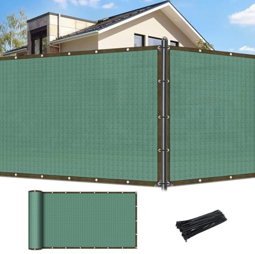 Privacy Screen Fence, 2mx15m Garden Privacy Netting, Heavy Duty UV Protection Mesh Fence Screening, 90% HDPE Tear-Resistant Fencing Shade Net Cover for Outdoor Balcony Patio Yard Pool, with Cable Ties