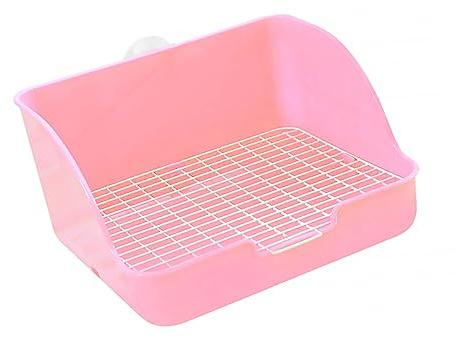 BESPORTBLE Bac à Litière pour Lapin Toilettes pour Hamsters Pot Apprentissage pour Lapins Étanche