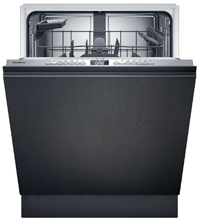 Siemens SN63EX28AE iQ300, Vollintegrierter Geschirrspüler, 60 cm, Made in Germany, varioSpeed Plus - bis zu 3-mal schneller spülen, automatische Türöffnung nach Spülende, smartStart, flex Körbe