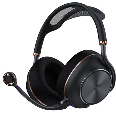 Turtle Beach Stealth Pro II Nero – Cuffie da gioco wireless premium per PC, Xbox Series X|S, PS5, PS4 con audio Hi Res wireless certificato, audio spaziale Dolby Atmos, riduzione attiva del rumore