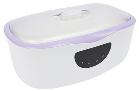 Bagno di paraffina per mani e piedi, 4 litri, macchina da bagno di cera di paraffina, spa a casa, bagno di paraffina, viola