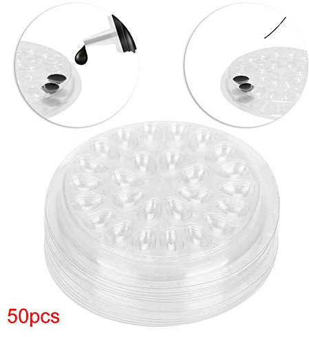 Kleberdosierer Wimpernverlängerung Halter, Einweg Wimpernkleber Behälter, Transparentes Kunststoff Wimpernverlängerung