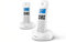 Duo Teléfonos inalámbricos D1612W/34 - Blanco (Reacondicionado)