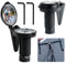 Fahrradspiegel Klappbar 2pcs Fahrrad Rückspiegel Klappbarer Lenkerspiegel HD 360° Verstellbar Fahrradrückspiegel Rennrad Spiegel Fahrrad Universal Fahrradspiegel für Lenker 18-22mm (Schwarz)