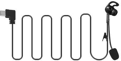EJEAS Hörlurar i öra typ C, V6C/V4C Plus Intercom (högeröra)