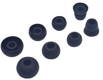 4 Paires d'oreillettes pour écouteurs Powerbeats 1/2/3 et 5,5-6,5 mm, 4 Tailles au Choix Embouts, agréable à Porter, Embouts en Silicone