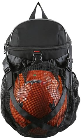 Ysislybin Motorcycle Helmet Backpack, Waterproof Oxford Fabric, Dual Use Motorbike Helmet Bag, Large Capacity Basketball Backpack, Laptop Rucksack, Long Distance Travel Backpack