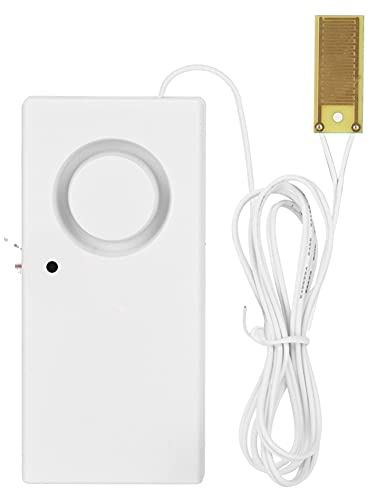Saluaqui 120dB Water Leakage Alarm Sensor System with Sensitive Induction Film, ABS Material, Water Level Detector for Home Use