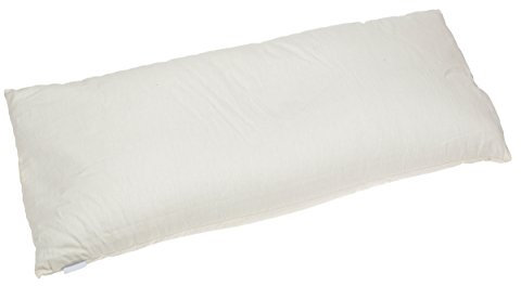 Kopfkissen 80x40 cm mit Füllung aus Dinkelspelz, Dinkelkissen mit Reißverschluss, Dinkel nachfüllbar