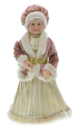 Figurines De Noël Du Père Noël Réalistes Géniales Grand-mère Mignonnes Poupées Décoration Cadeau Mme Claus
