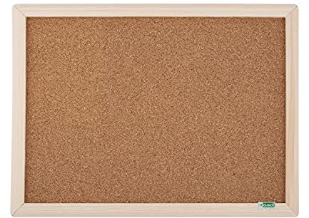 D.RECT Korktafel, Pinnwand mit Holzrahmen 40X60 cm, Pinwand Korktafel