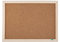 D.RECT Korktafel, Pinnwand mit Holzrahmen 40X60 cm, Pinwand Korktafel