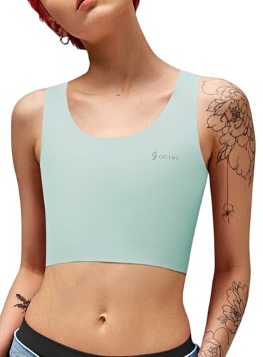 GCTBL Bröstbindare Transgeder FTM Binder Andningsbar Halv Trans Binder