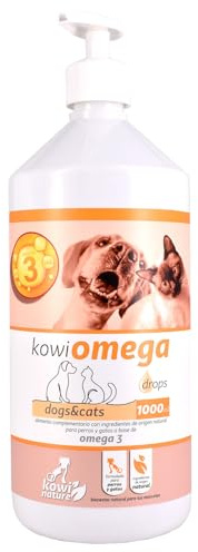Aceite de Salmón Kowi Omega 3 para Perros y Gatos 1 Litro