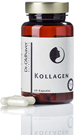 Dr. Oldhaver Kollagen Kapseln aus hoch hoch verfügbaren Kollagen-Hydrolysat und Vitamin E für den Zellschutz (60 Kapseln)