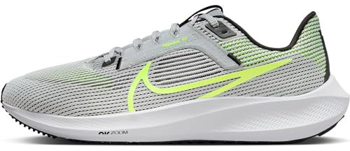 Nike Pegasus 39 Men's Running Shoes, Wolf Grey Volt Black White, 8 UK