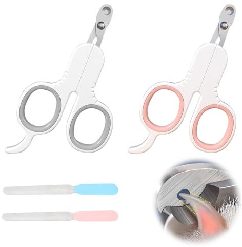 Krallenschere Katzen Schneidkopf Krallenschere Katzen Profi Krallenschere für Hunde & Katzen Mit Nagelfeile Edelstahl Nagelknipser für Katzen Profi Krallenschere für Hunde und Katzen mit Nagelfeile
