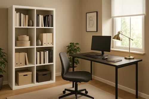 Regal Weiß kallax (77x39x147cm) 8 Einlegeböden Bücherregal, Wandregal, Raumteiler