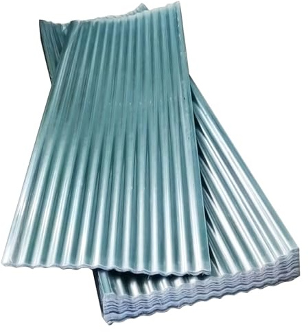 Lastra di Copertura in Fibra di Vetro da 1 mm Pannelli Policarbonato Trasparente per Tetti in Fibra Vetro, Fogli Pretagliati di Vetroresina Ondulata Pannelli Tetto(3 PCS,35x31in)