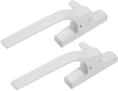 FUTUREORYY Manilla para ventana corredera derecha 2 piezas, mango ergonómico antideslizante para cierre seguro, accesorio universal para puertas y ventanas de apertura lateral