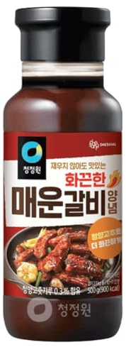 [Chung Jung One] Korean Hot & Spicy Ribs BBQ Sauce 500g / Korean Food/Korean Sauce/Asian Dishes (Overseas Direct Shipment)