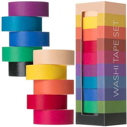 Mr. Pen- Washi Tape Set, 10 Pack, Decorative Washi Tapes for Journaling & Crafting