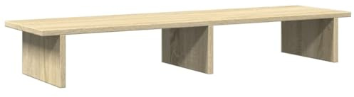 vidaXL Skärmställ sonoma-ek 100x27x15 cm konstruerat trä