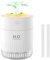 Humidificador de Aire, Sueño con la Luz Nocturna y dos Modos de Nebulización, Apagado Automático, Humidificador Bebes para Dormitorio, Oficina y Plantas, Hogar(Blanco)