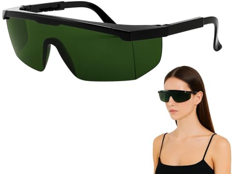 Huybaa Gafas de protección ocular, gafas de depilación láser Pulse Protect, gafas de seguridad para depilación láser y equipos de belleza con luz pulsada.