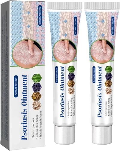 1/2 PCS Crema Antifúngica, Para Aliviar la piel Jock Picazón,Alivia Rápidamente los Irritación Y Enrojecimiento en el Cuerpo,Pie De Atleta, Alivia la Picazón,Antifúngico (2PCS)