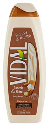 12 X Vidal Almond & Karite 'olio di mandorle Schiuma bagni bagno bagno doccia schiuma 500 ML