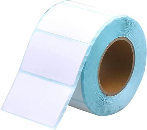 MELODYING 400 Stück Etiketten Selbstklebend Haushaltsetiketten Klebeetiketten Tiefkühletiketten Aufkleber Weiß für Büro Küche Marmelade, 5 x 3 cm Rechteckig