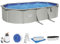 Bestway Hydrium Stahlwandpool Komplett-Set mit Sandfilteranlage 610 x 360 x 120 cm, grau, rund