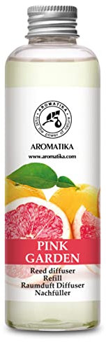 Recambio de Difusor Rosa Jardín 200ml - Relleno Difusor - Difusores Aromáticos - Fragancia FrescaAmbientador - Difusor Perfumado - Fragancia para Habitación