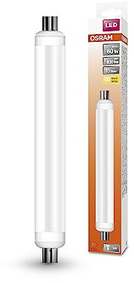 OSRAM LED stable Special S19 FR 60, forme linéaire, 9W, 830lm, 2700k, lumière blanche chaude, consommation d'énergie très faible, longue durée de vie, alternative à LED aux lampes conventionnelles