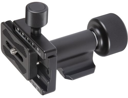 Monopod Gimbal Head – Side Saddle Speed Tilt with Arca-Swiss Dovetail Quick Release Plate | Supports Medium & Telephoto Lenses | Max Load 100lbs