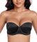 DotVol Women's Multiway Push Up Convertible Underwire Strapless Bra Thick Padded Everyday Bra(Black,34A)