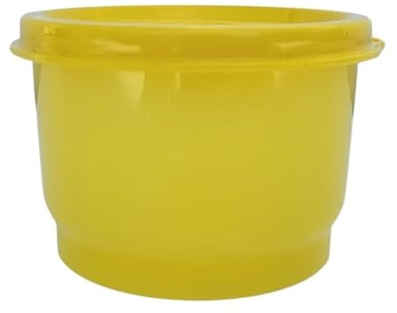Tupperware Eidgenosse - Contenitore rotondo compatto modulare per frigorifero (giallo, 200 ml)