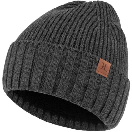 Bequemer Laden Cappello Uomo Invernale Berretto Termici Fodera in Pile