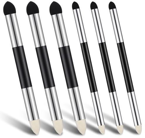 SHENLIU 6 Stück Schwamm Radierstift Set, Doppelendiger Skizzen Papierwischer Reibung Skizze Wischen Pinsel Für Künstler Professionelle Skizze Zeichnen Mischen